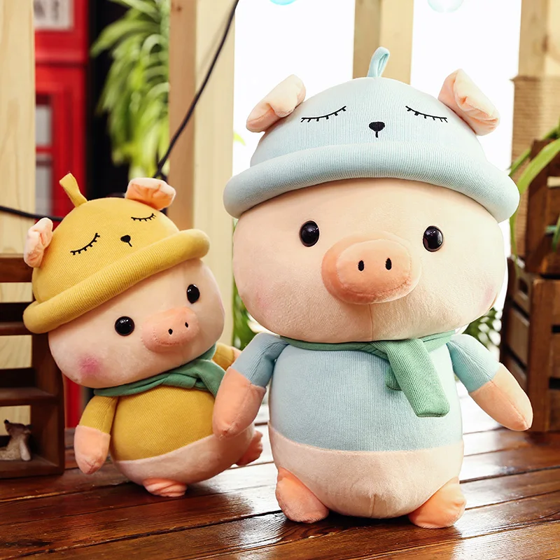 Свинка плюшевая подушка детские плюшевые игрушки девочка мягкая или комната