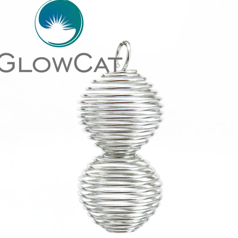 GLOWCAT 12x мяч Спиральную пружину бусины клетка диффузор для эфирных масел Устрица