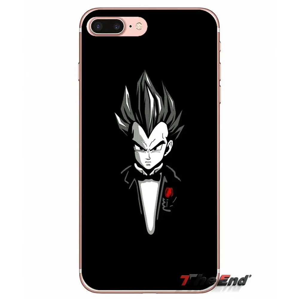 Для Apple iPhone X 4 4S 5 5S SE 5C 6 6s 7 8 плюс ТПУ прозрачный чехол покрывает Dragon Ball z Супер