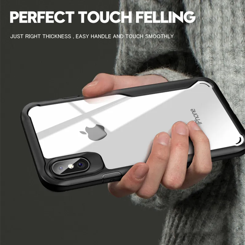 Gurioo Ultrathin Clear Transparent TPU Silicone Case For iPhone XS MAX XR 4 4S 5 5S SE 6 6S 7 8 X Plus Protect Rubber Phone |