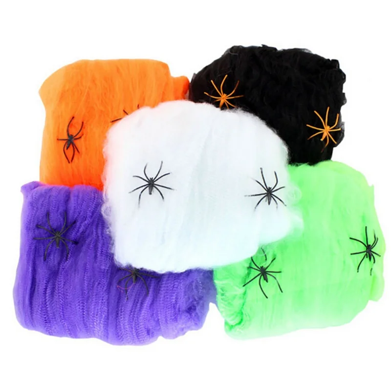 Новый 3D моделирование Маскарад Ужас Хэллоуин Паук Паутина дом с привидениями