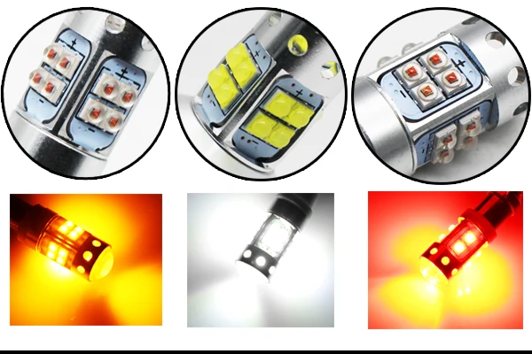 IJDM H21W BAY9s светодиодный Сменные лампы для позиционирования парковочных огней или резервного заднего тормоза LightsTurn сигнала(белый красный янтарь