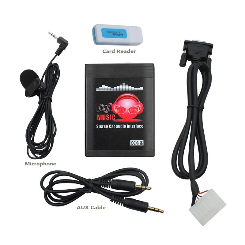 Bluetooth автомобильный адаптер MP3 USB/AUX 3,5 мм стерео Автозвук Интерфейс Беспроводной адаптер для Toyota(5+ 7) булавки Camry Corolla RAV4 QX988