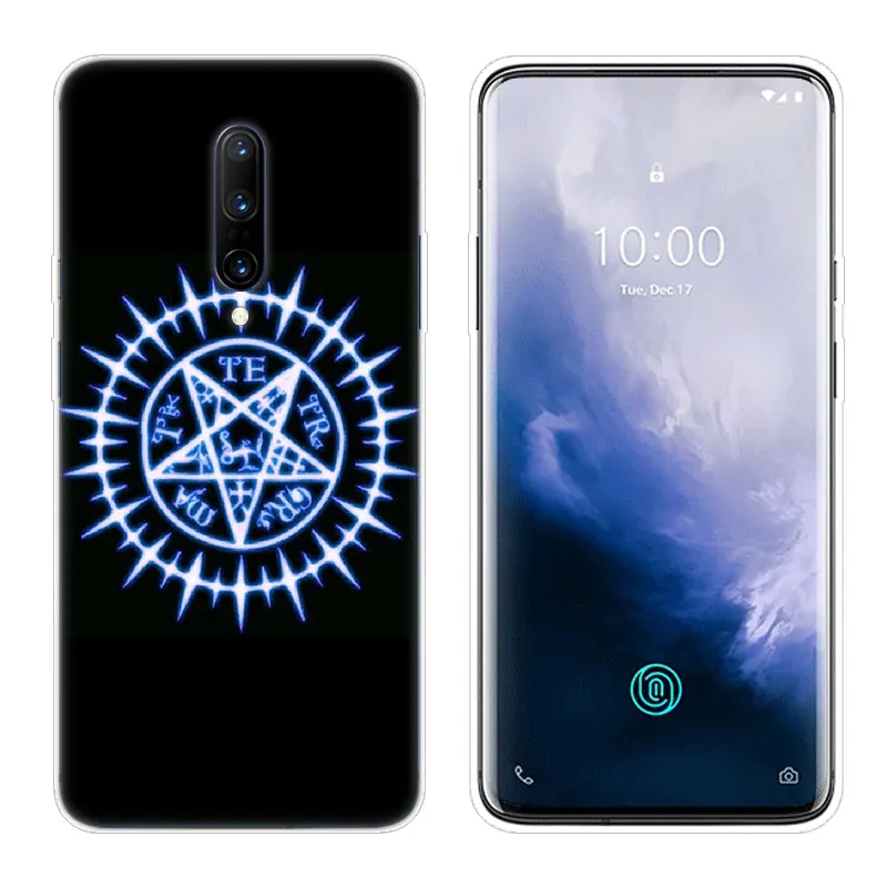 Горячее Аниме Черный Батлер Kuroshitsuji Прозрачный Силикон ТПЭ Soft для OnePlus 7 Pro Чехол