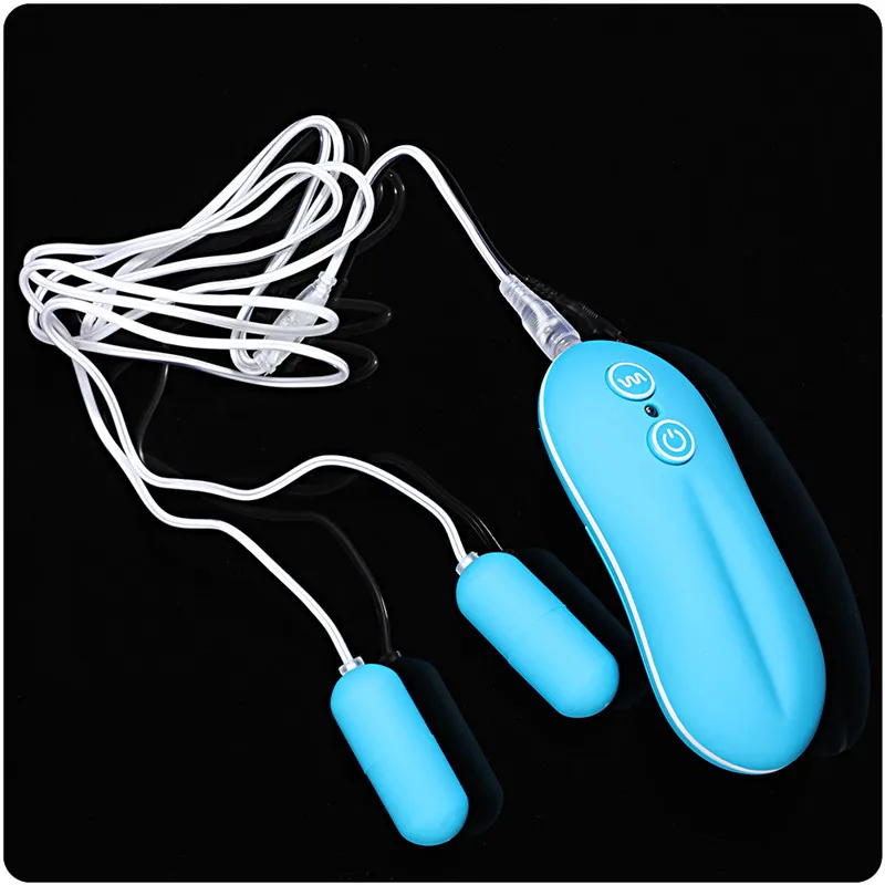 Двойные яйца влагалища шарики пуля вибратор 10 частоты массажер для тела