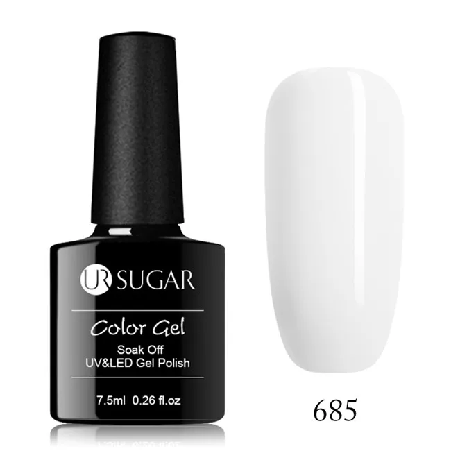 685 UR SUGAR 7,5 мл Цветной Гель-лак для ногтей Vernis Полупостоянный УФ Гель-лак для ногтей отмачиваемый Гель-лак для ногтей Гель-лак для маникюра светодиодный - Цвет: 685