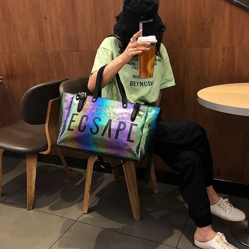 Sequin Luggage Travel Bag Organizer Outdoor Woman Sports Bags For Fitness Training Yoga Duffle Bag Glitter Pink Gym Bags Women