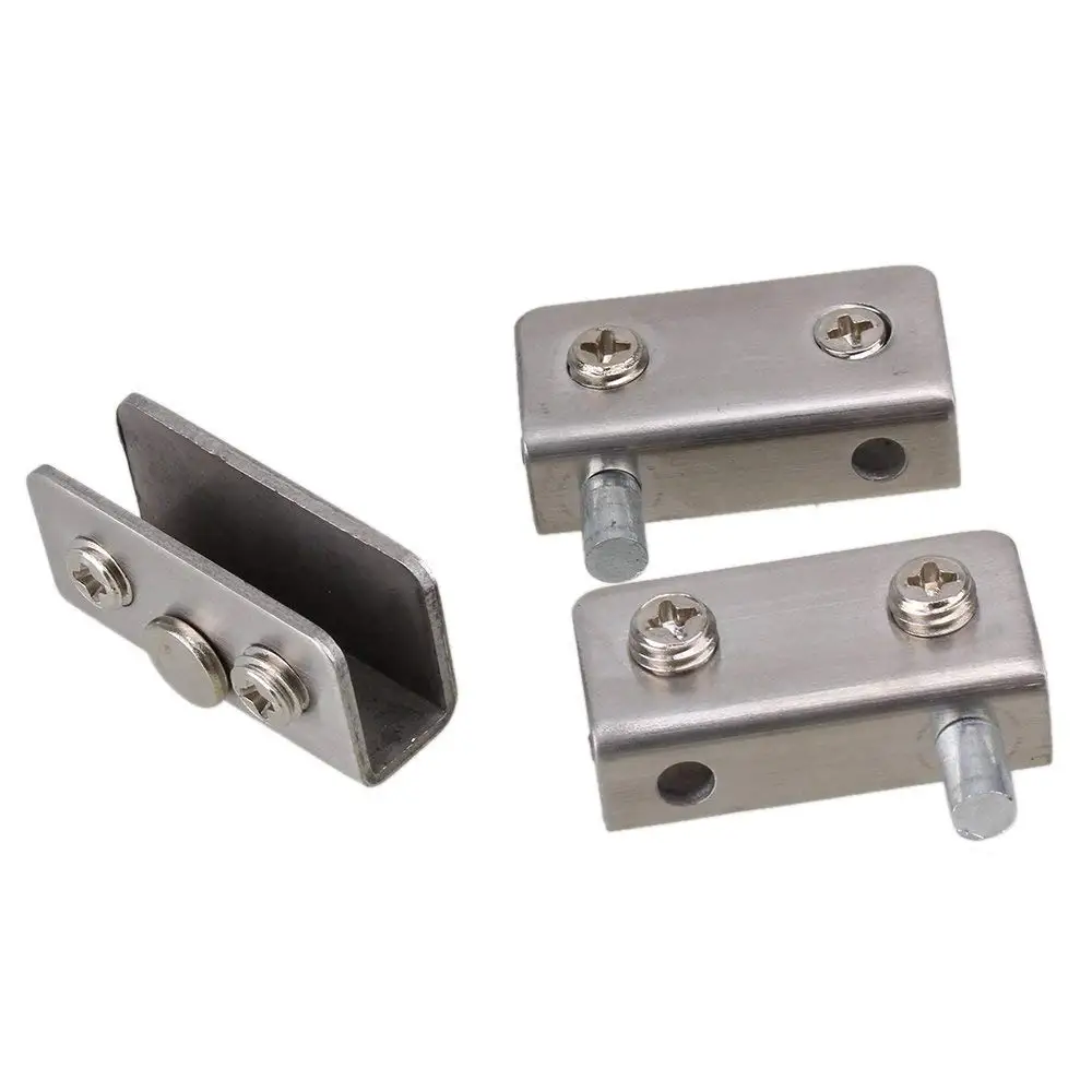 Single Suction Stainless Steel for 5-8mm Glass Door Pivot Clamps Hinges | Обустройство дома