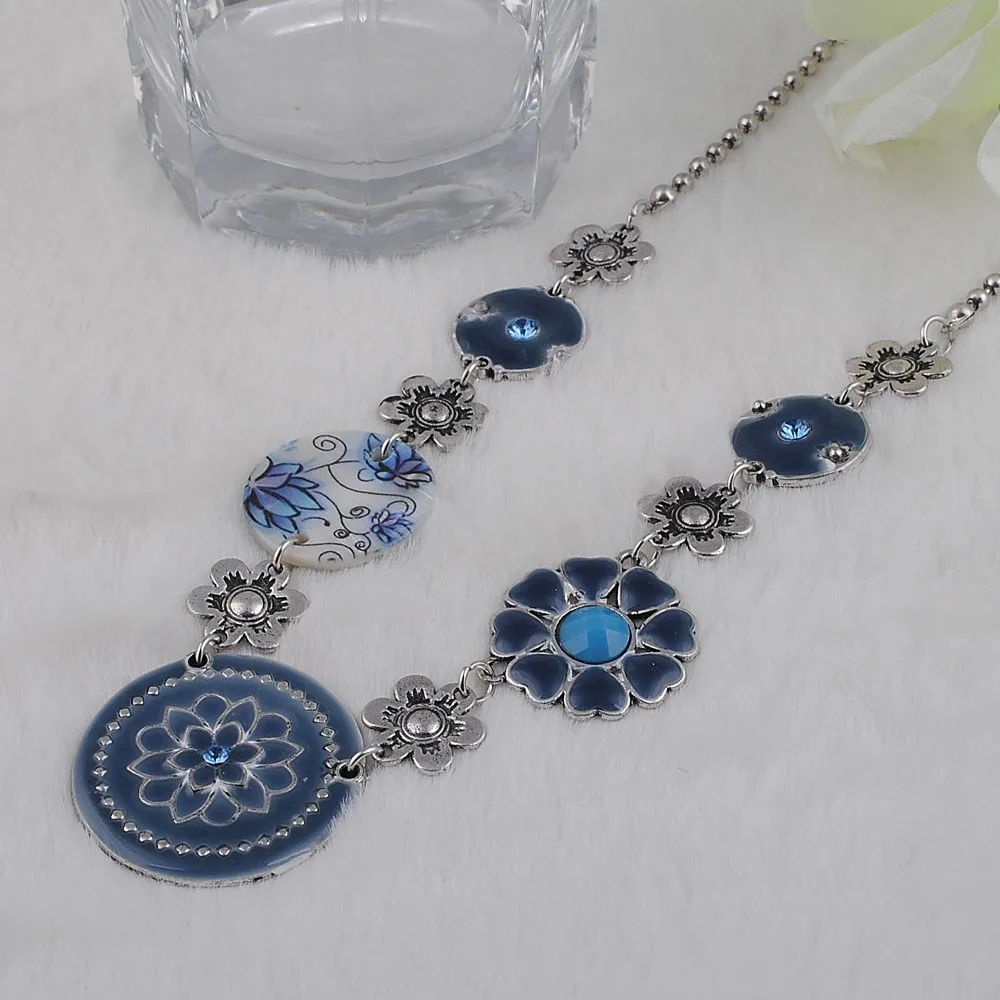 Модное ожерелье для женщин модные ювелирные изделия цинковый сплав древнее