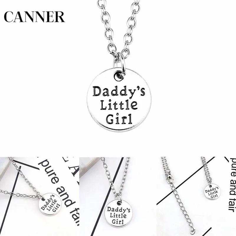 Ожерелье серебряного цвета с подвеской буквой для дочери|Ожерелья подвеской| |