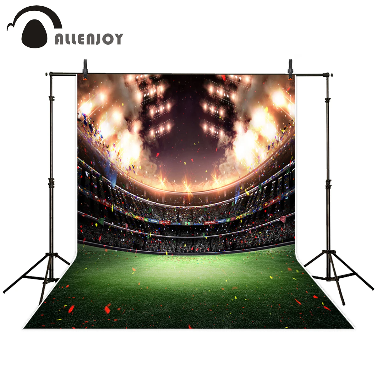 

Allenjoy PILE Спортивная Тема Фон для фотосъемки стадион новый год празднование дня рождения фон для фотосессии