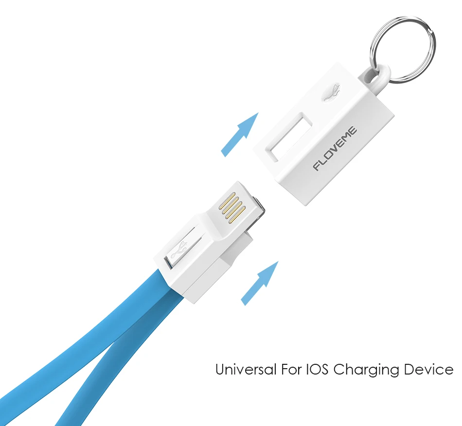 FLOVEME OTG USB кабель для iPhone X 8 7 6 S 6 5S зарядное устройство Micro USB кабель для samsung S6 S7 брелок адаптер разъем телефона Cobo