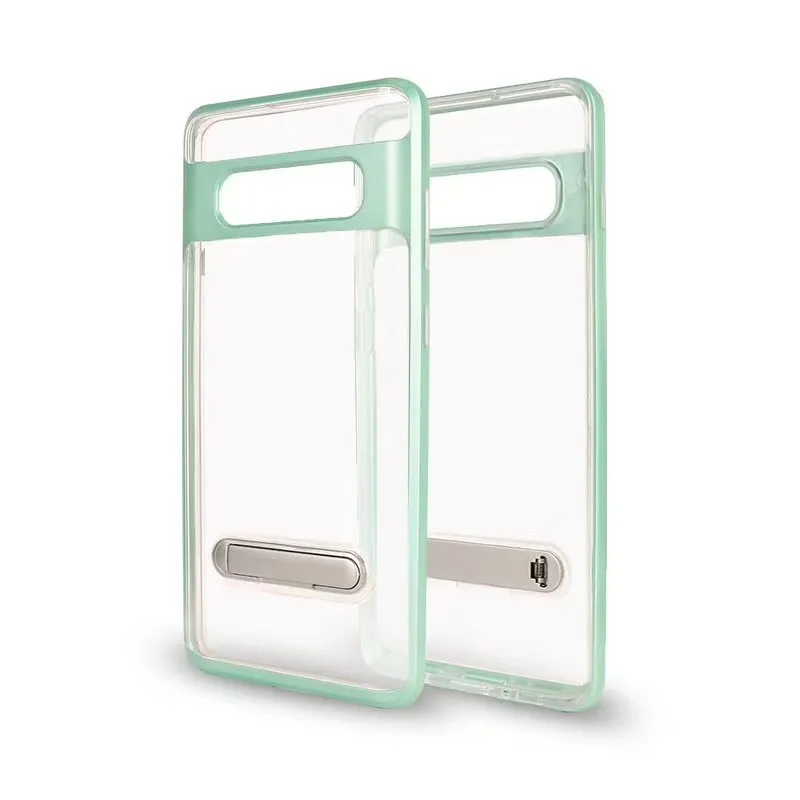 Импорт высокие прозрачные мягкие ТПУ жесткий защитный чехол Frame Magnic Kickstand чехол для телефона для samsung S10 Lite S10 плюс S10