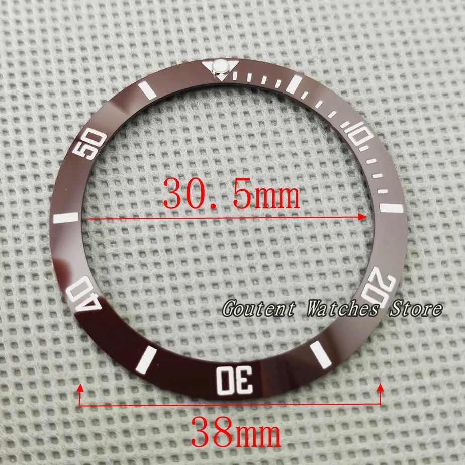 Набор с керамическим ободком 38 мм часы мужские автоматическим корпусом наручные