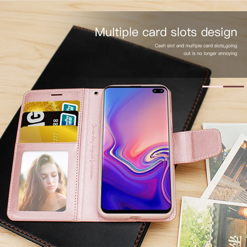 LUPHIE роскошный кожаный кошелек чехол для samsung Galaxy S10 S9 плюс S10e Note 9 раскладные чехлы-подставки для samsung A20 A30 A50 A70 крышка