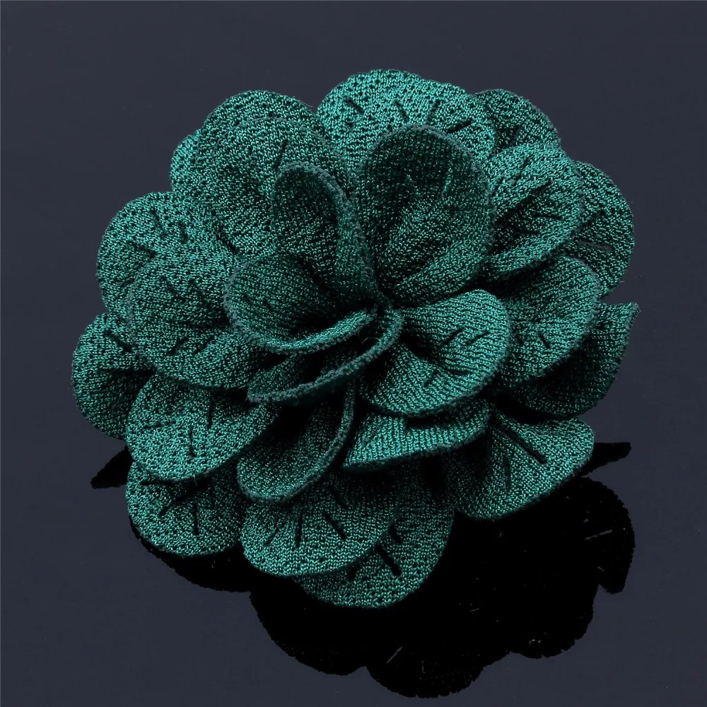 Рекламные тканевые мужские шелковые броши и булавки с цветком|flower brooch|silk flower