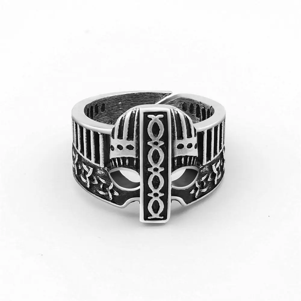 Винтажные мужские кольца кольцо шлем HandmadeKnot норвежский викинг скандинавские