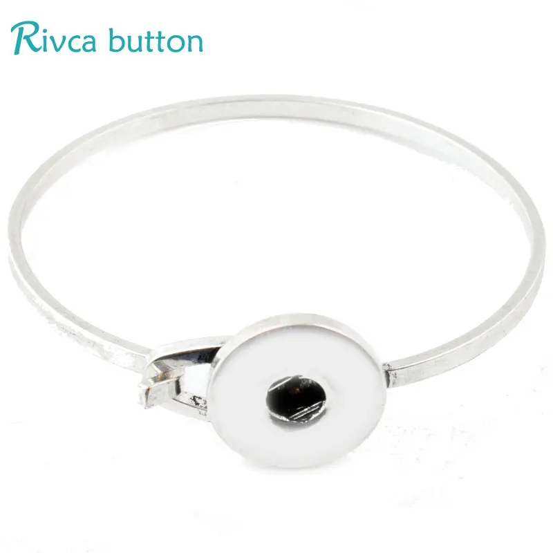 Rivca ювелирные изделия с кнопками браслет 18 мм браслеты застежками для женщин