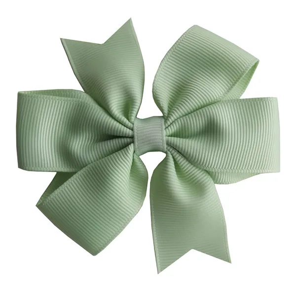 520 Seafoam Green 2 шт. Детские волосы для девочек лук 3,5 ''оплетенный обруч для волос заколки для волос аксессуары Головные уборы Бутик Grosgrain ласточкин хвост Луки заколки - Цвет: 520 Seafoam Green