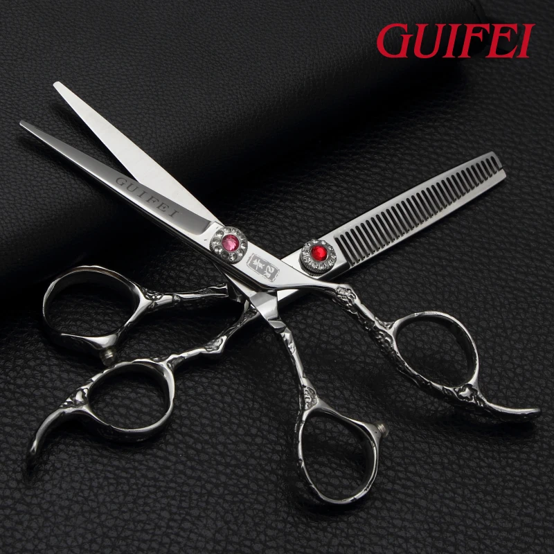 Новый Дракон ручка волос ножницы профессиональные парикмахерская 6.0 дюймов