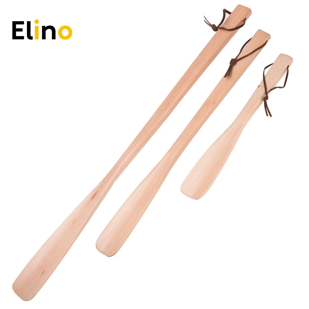 

Elino Wooden Craft Shoe Horn Long Handle Shoehorn Short Handle Stick Shoe Lifter Spoon Home Tools Accessories 25cm 40cm 53cm