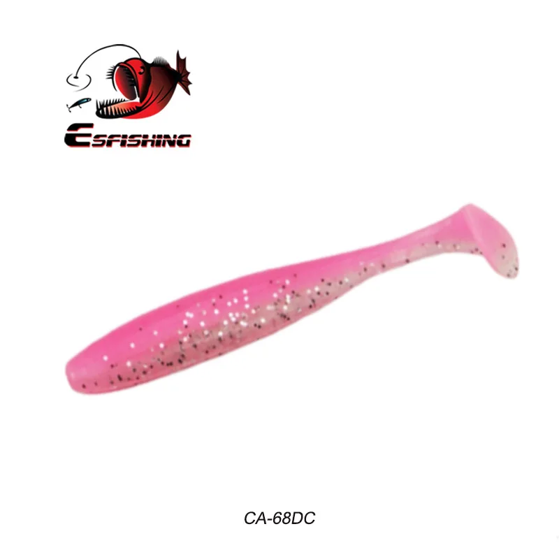 CA68DC Esfishing рыболовные приманки мягкие crazy Easy shiner Shad 50 мм 0,8 г 20 шт. мягкие приманки флэш-воблер Карп весло для рыбалки хвост Iscas - Цвет: CA68DC