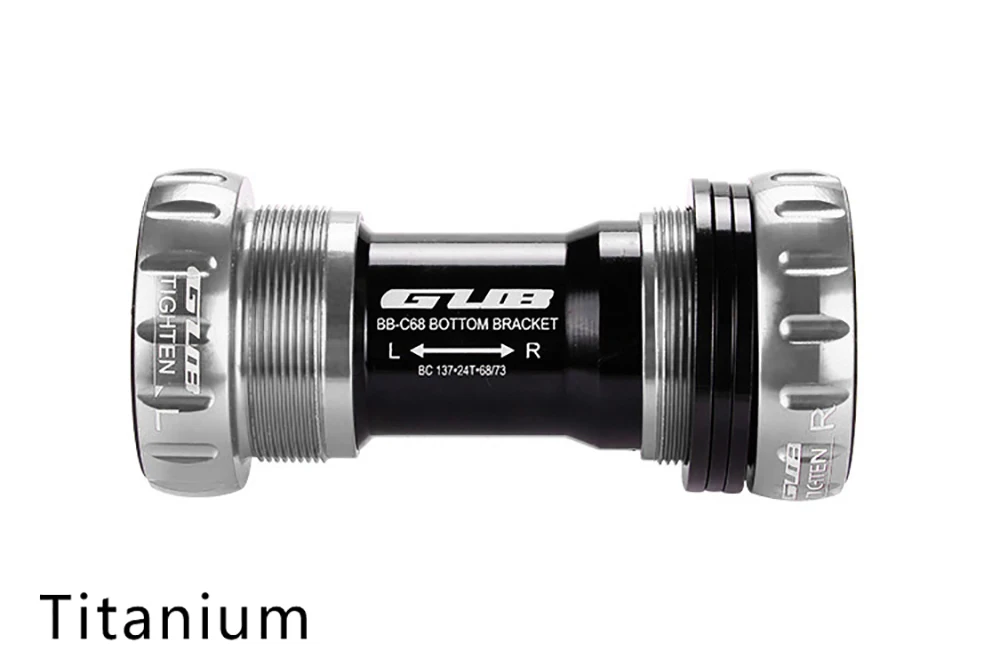 Велосипедный керамический подшипник дно GUB C-68 Fat Bike горный MTB велосипедный каретка совместимые нижние кронштейны велосипедная резьба оси