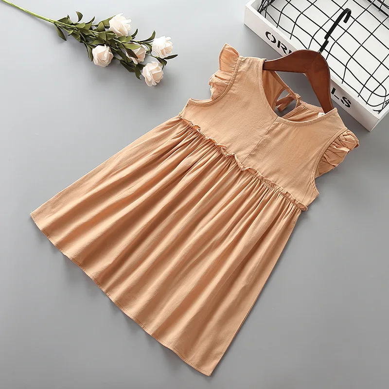 3-7 year High quality girl dress 2019 new summer fashion Draped ruched kid children clothing party formal princess | Детская одежда и