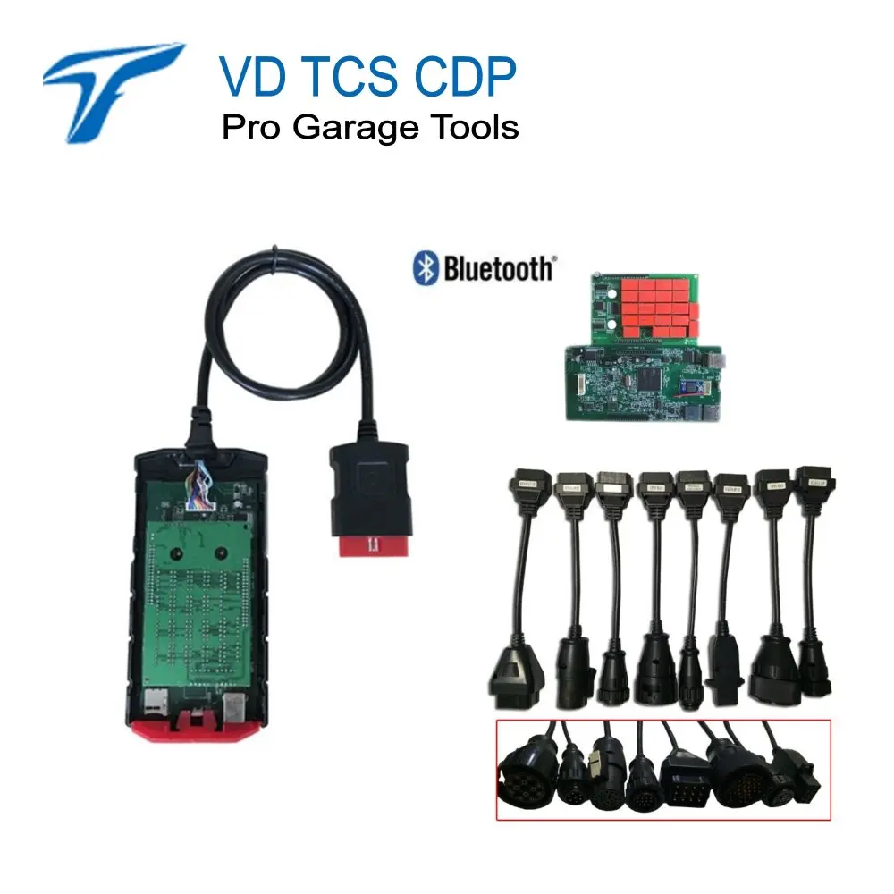 Новый! V9.0 зелено-красная плата 15R3 VD TCS CDP PRO PLUS с Bluetooth автомобиля грузовик