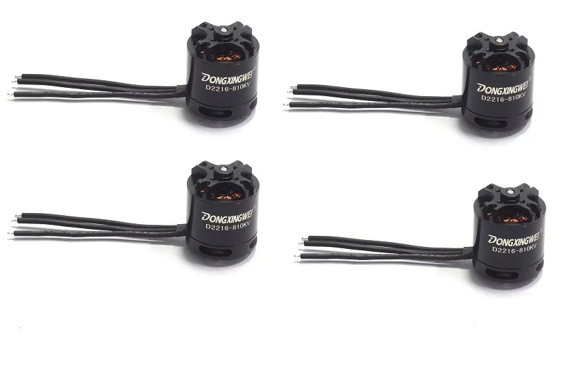 4x100% высокое качество 2216 810/1100/1250KV двигатель CW CCW Для мультикоптера Quad-Copter mt 2216