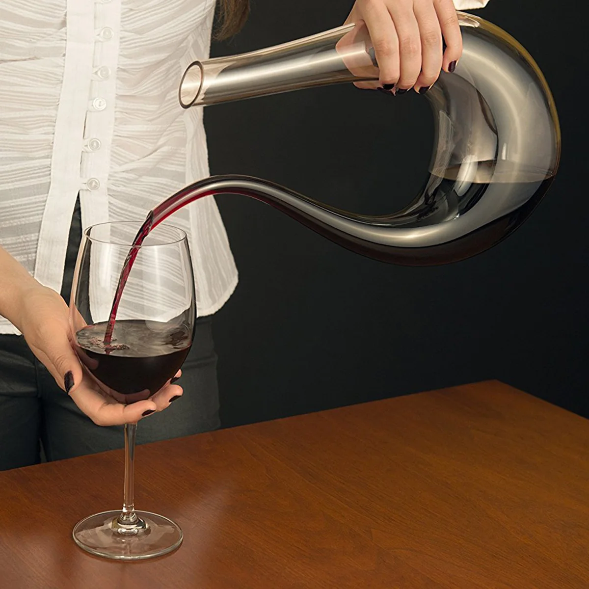 1500 Capacity Ml U-shaped Barware Bar Tools Glass Wine Decanter Aerator Bottle Pourer Pourers Dispenser Ecanters for Whisky | Дом и сад