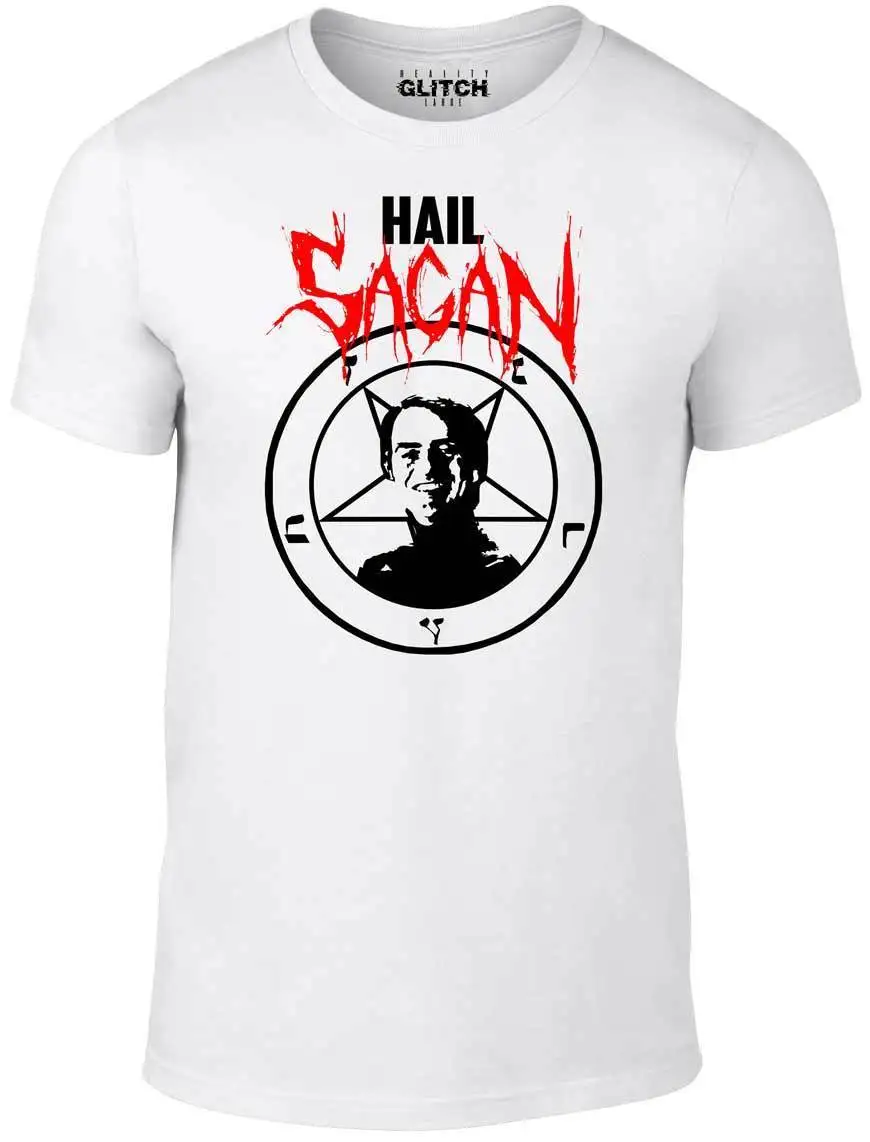 Футболка Hail Sagan забавная футболка Карл физика астроном пространство Ретро сатана