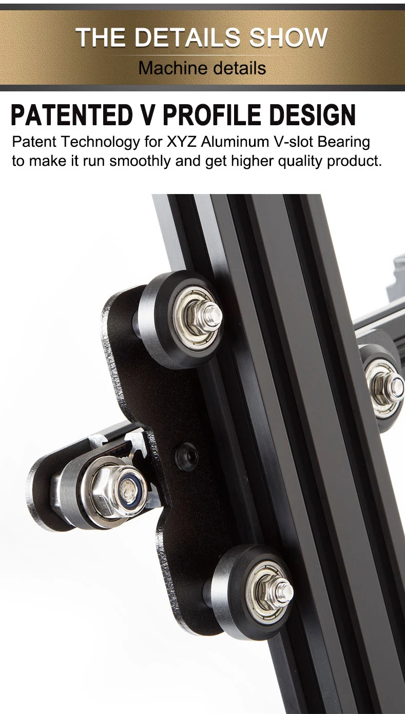 CREALITY 3D CR-10S CR-10 S4 CR-10 S5 CR-10 опционально, Dua Z Rod FilamentDetect Resume power Off опционально 3d принтер DIY Kit