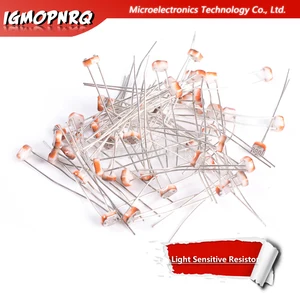 Светочувствительный резистор GL5528 GL5516 GL5537 GL5549 GL5539 GL5547 5528 5516 5537 5549 5539, фотоэлектрический фоторезистор 50 шт.