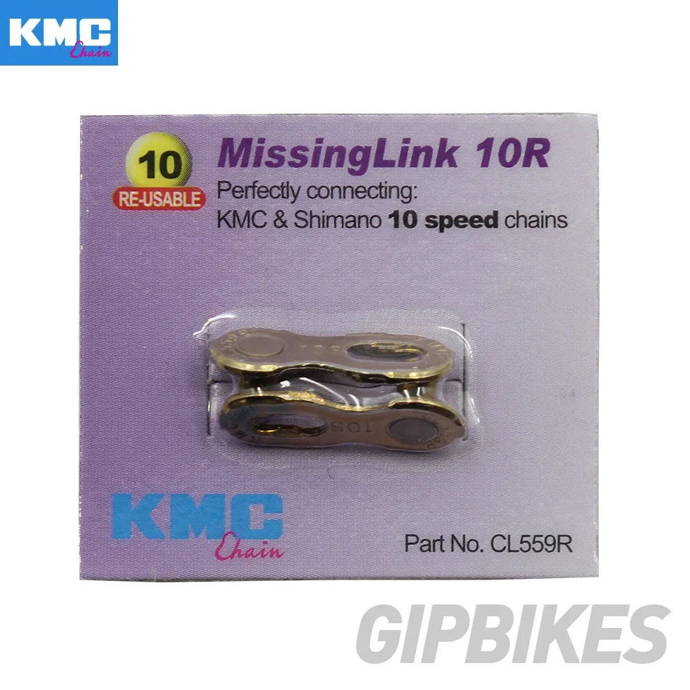 10 speed Gold KMC дорога MTB звено велосипедной цепи отсутствует ссылка 6/7/8/9/10/11 скорость одна пара золото серебро для Shimano - Цвет: 10 speed Gold