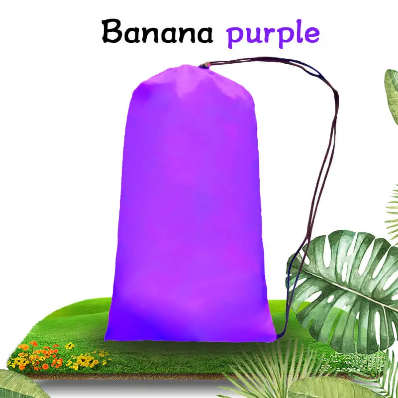 Banana purple Новинка! Распродажа! Высококачественный надувной диван с бананом, удобный спальный мешок, портативный нейлоновый спальный мешок - Цвет: Banana purple
