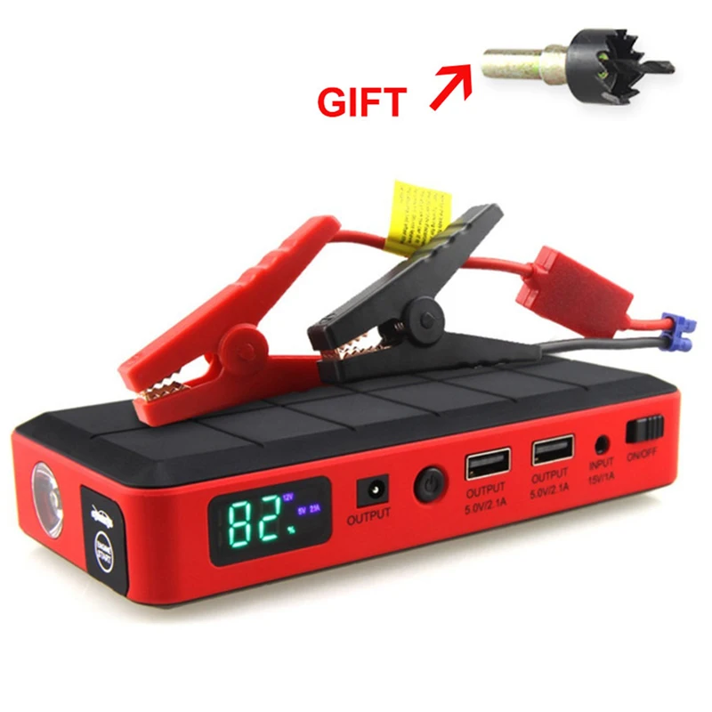 Стартер для автомобиля Rover Jump Starter, 14800 мА/ч, Дополнительный внешний аккумулятор, аварийный автомобильный аккумулятор, многофункциональный автоматический усилитель, источник питания, 1000 А, пиковый ток