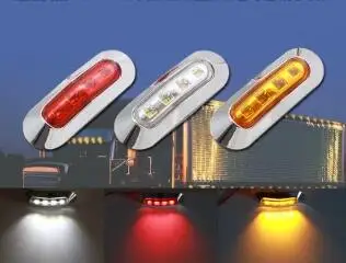 Верхняя звезда 4 светодиода боковые габаритные огни для грузовика аварийные