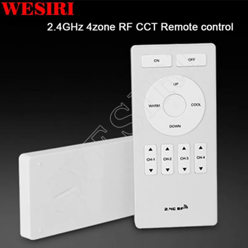 Milight FUT005 2 4G 4-зоны RF CCT двойной белый пульт дистанционного управления с