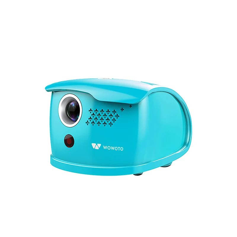 Мини проектор WOWOTO Разрешение 854*480 Android Wi Fi Bluetooth светодиодный портативный HD для