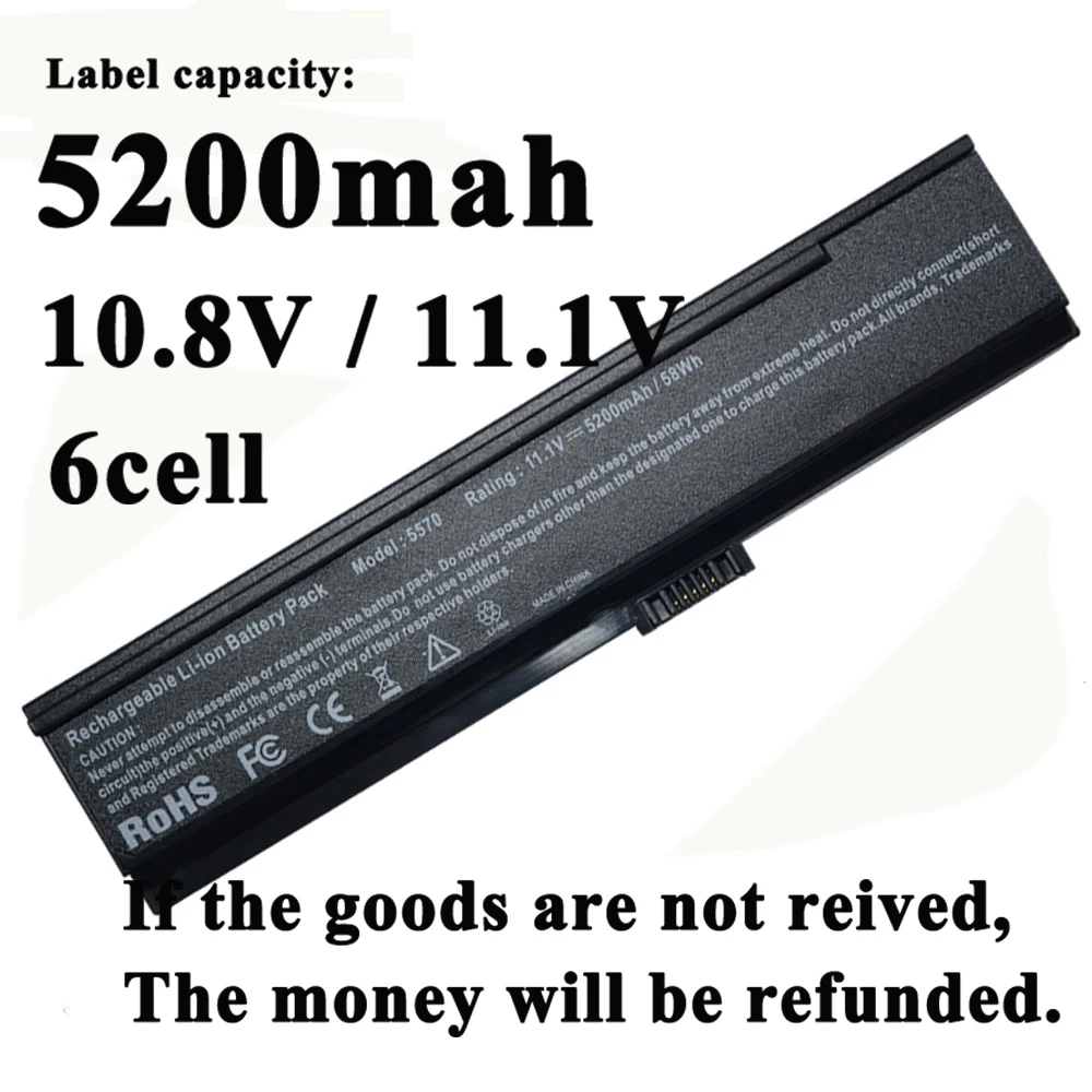 Новый аккумулятор для ноутбука Acer TravelMate 2480 6 ячеек 2400 3210 3220 3230 3260 3270 Aspire 5030 5550 5600 3610