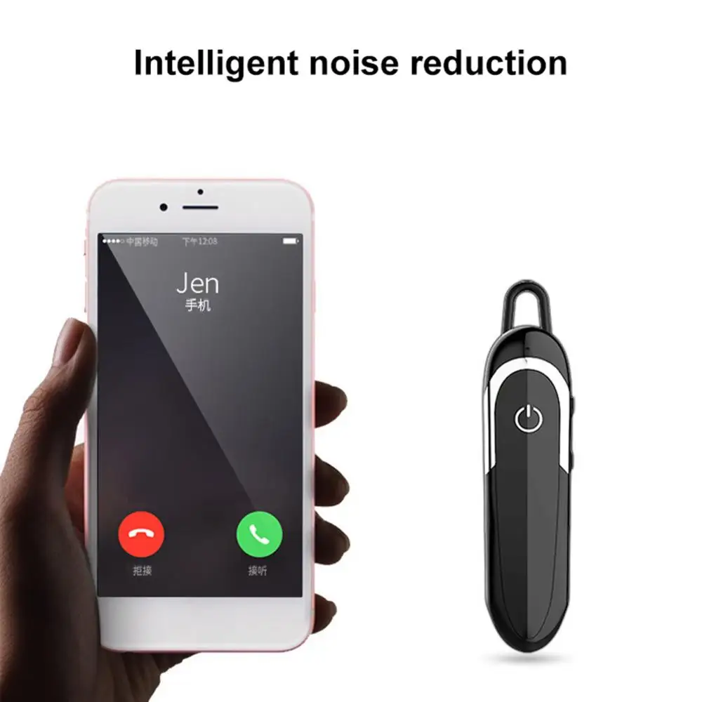 Беспроводные Bluetooth-наушники D5 1 шт. с защитой от пота и шумоподавлением |