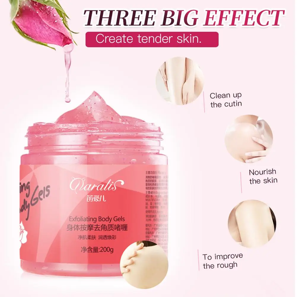 Daralis массажный отшелушивающий крем для тела Отшелушивающий гель сужает поры