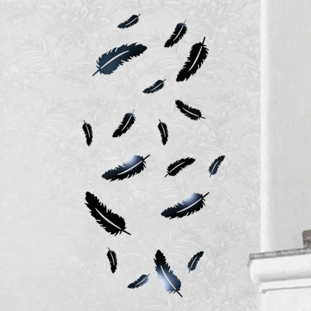 Дропшиппинг зеркало стиль DIY настенные часы Съемная виниловая наклейка