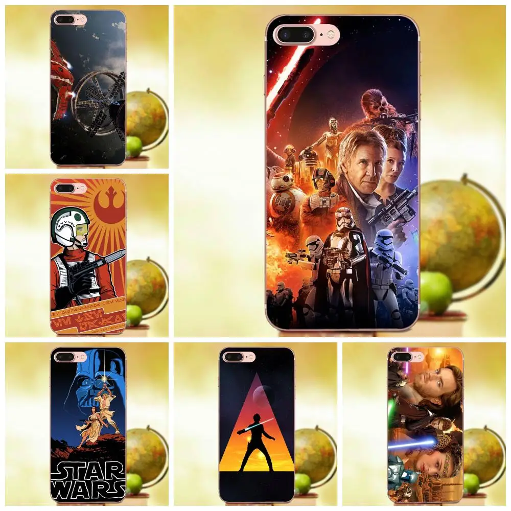 Звездные войны винтажный Ретро фильм постер для Apple iPhone 4 4S 5 5C 5S SE 6 6S 7 8 Plus X XS Max XR
