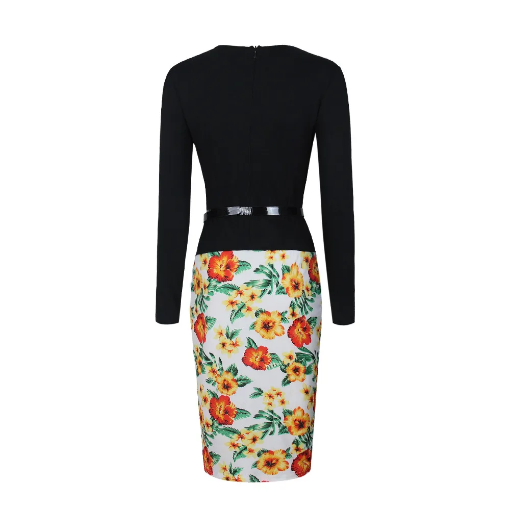 Цельнокроеное платье из искусственной кожи короткое элегантное узорное для