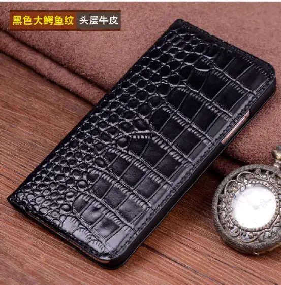 Модный чехол-книжка с крокодиловой текстурой личи для iPhone 7, iPhone8, 7 plus, 8 plus, чехол для телефона из натуральной кожи для iPhone X - Цвет: 5