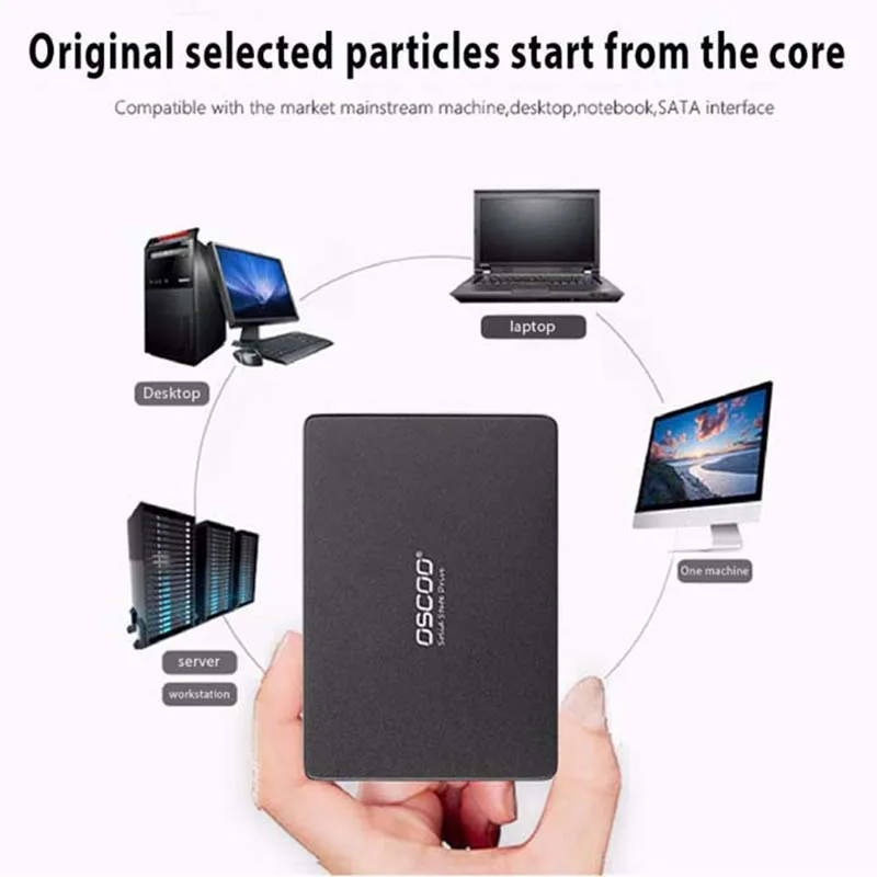 Oscoo Ssd жесткий диск 120 Гб Sata3 2,5 Ssd Sata 3 2,5 дюйма встроенный твердотельный жесткий диск Hdd Ssd невысокоскоростной