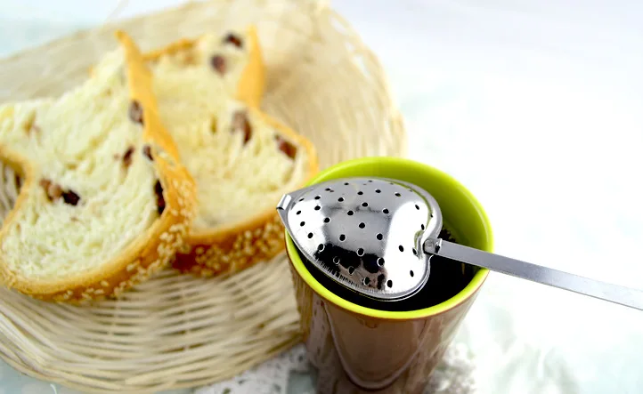 100 шт. Нержавеющая сталь сердце Чай заварки круче ситечко ложка душем|spoon scale|shower