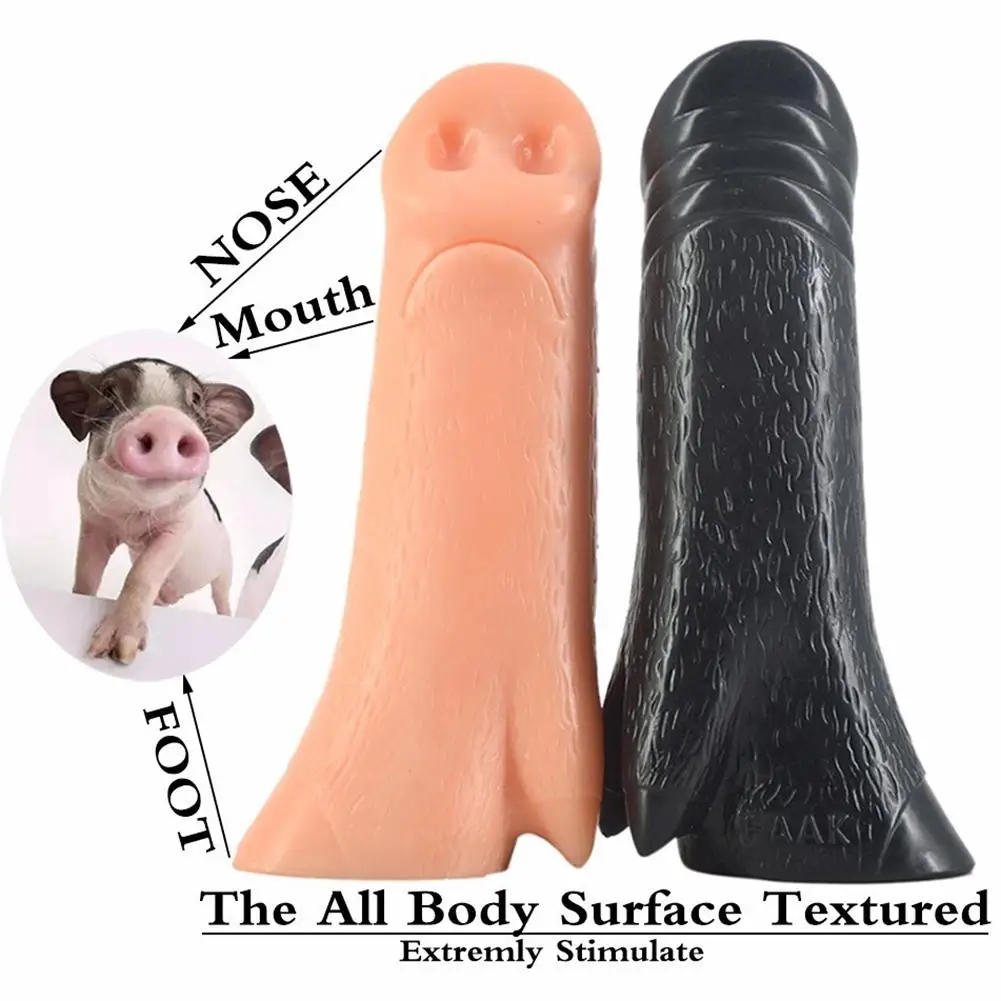 Огромный свинья Snout ноги моделирование грубая G Spot длинный фаллоимитатор